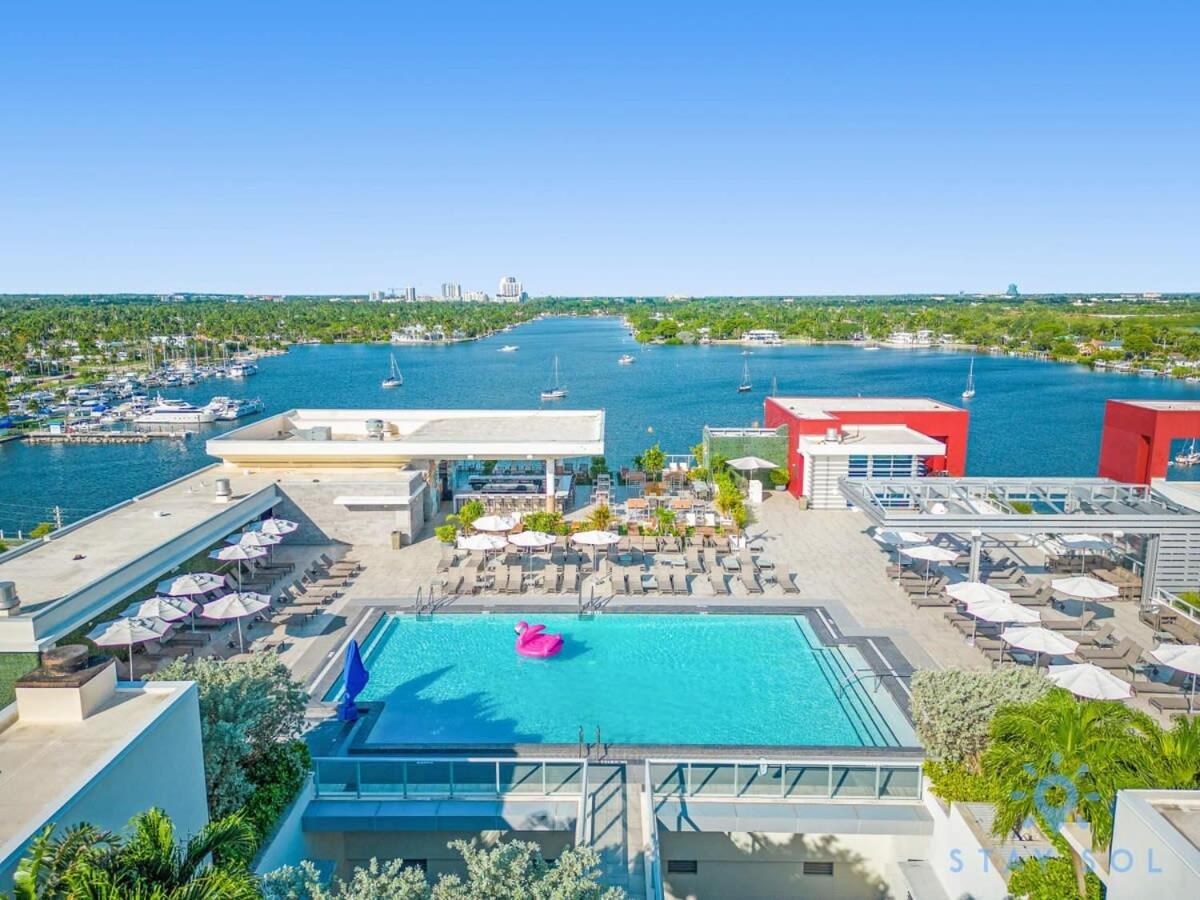 Rooftop Pool & Hot Tub - Gym - Hollywood Beach Eksteriør bilde