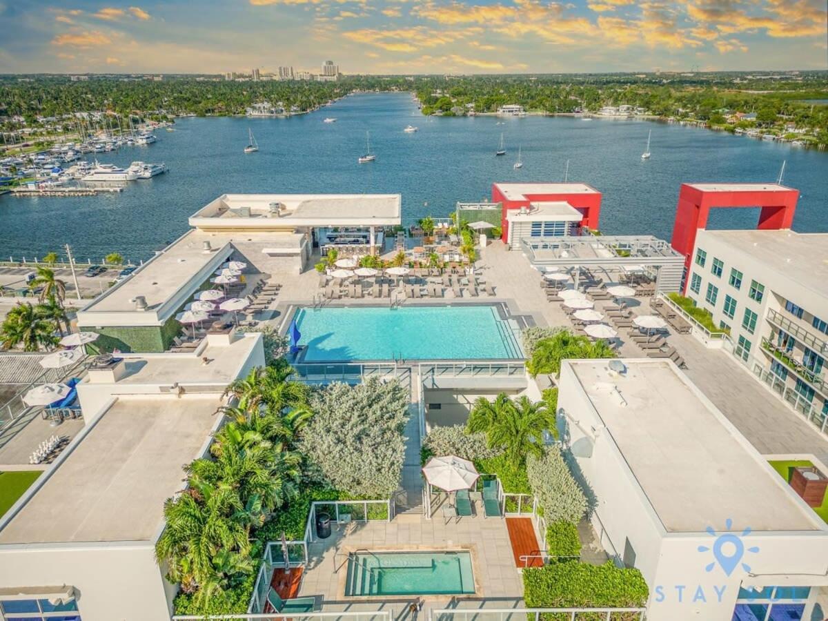 Rooftop Pool & Hot Tub - Gym - Hollywood Beach Eksteriør bilde