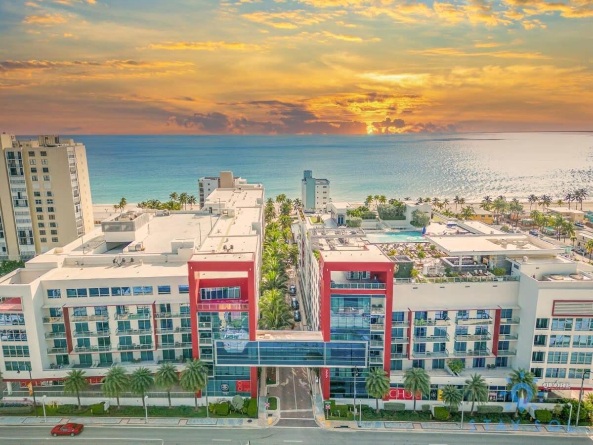 Rooftop Pool & Hot Tub - Gym - Hollywood Beach Eksteriør bilde