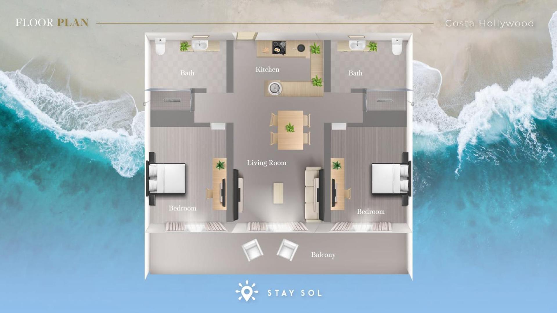 Rooftop Pool & Hot Tub - Gym - Hollywood Beach Eksteriør bilde